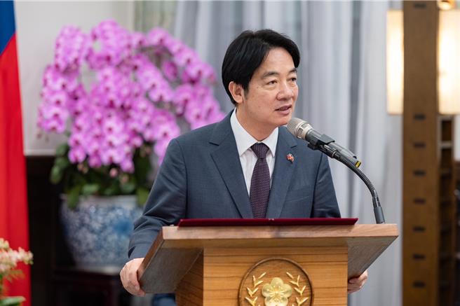 赖清德总统(资料照片，总统府提供)