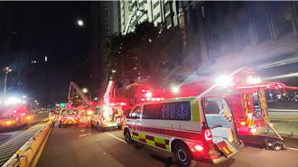 新竹市東區大樓火警 2警消疑因氣瓶耗盡殉職