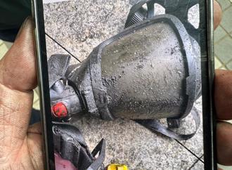 面罩黏滿焦油照片曝！2勇消喊Mayday後無音訊   僅剩救命器狂響