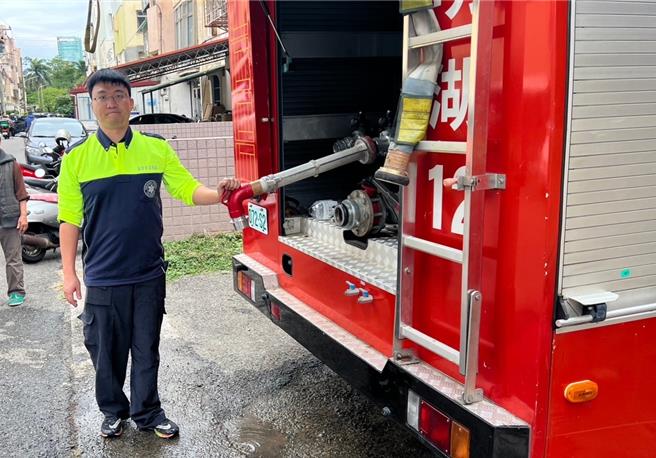 殉职消防员周立鑫。（新竹市消防局提供／陈育贤新竹传真）