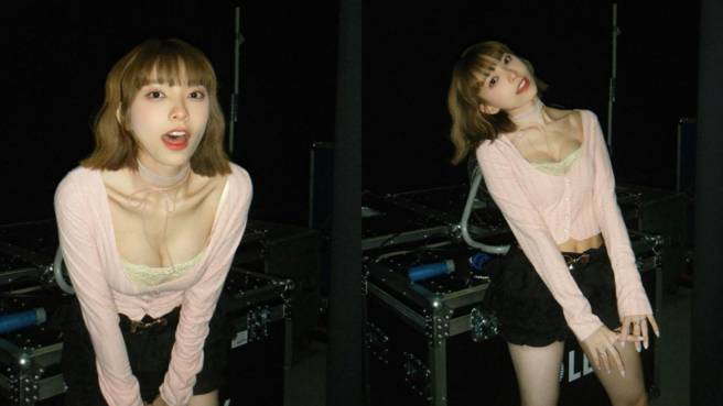 味全龍啦啦隊員芷霖。（圖／翻攝自IG @leelin0）