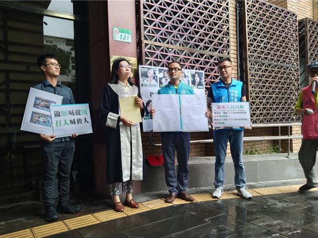 新党控2绿委窃盗 公布罢免绿委8人名单（陈志贤摄）