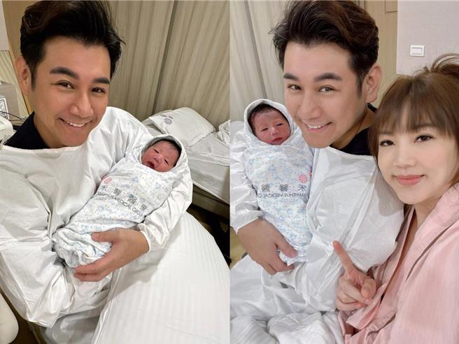 陳熙鋒開心在5月28日喜獲麟兒，感謝老婆辛苦一夜的催生，把龍龍平安生下。（民視提供）