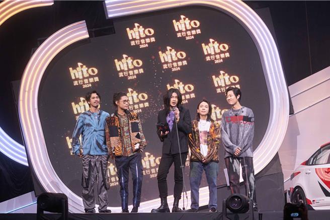 金曲乐团麋先生登上整场典礼最高收视段落。（Hit Fm联播网提供）