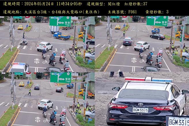 桃园市议员陈治文争取大溪武岭桥科技执法暂缓实施，交通大队回应，因该处肇事率高，6月1日起将如期执法。（桃市交大提供／吕筱蝉桃园传真）