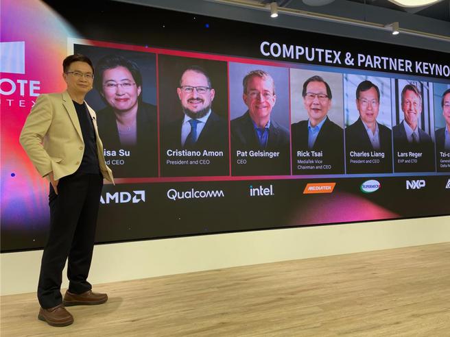 COMPUTEX大咖群聚！貿協黃志芳：與美國CES重要性不相上下。圖／李麗滿