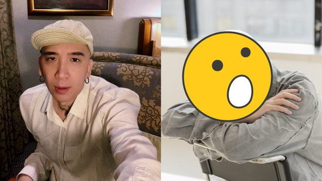 作家H曝光纹髮新造型。（图／翻摄作家H   脸书）