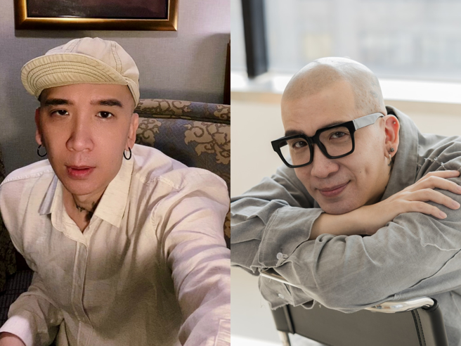 作家H纹髮后，激似「国民姐夫」具俊晔。（图／翻摄作家H   脸书）