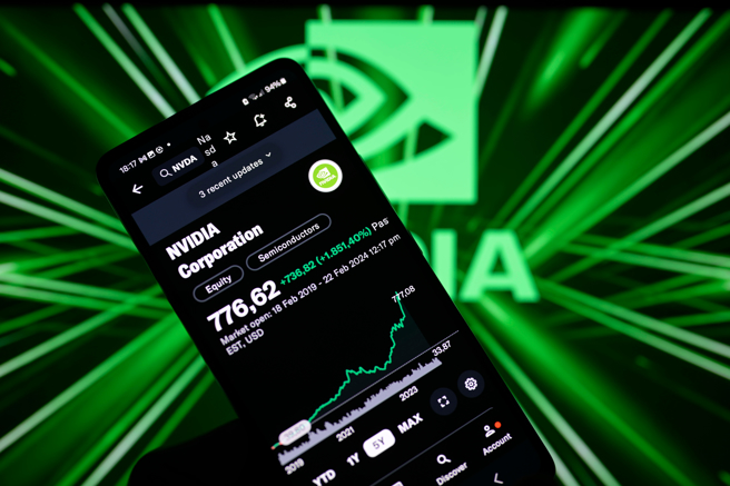 AI霸主辉达股价狂飙。（示意图：shutterstock/达志）
