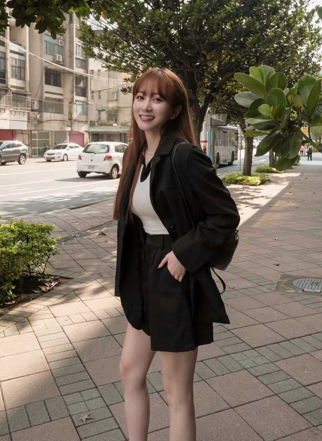 筱崎泫新髮型曝光。（图／脸书 筱崎泫 Hsyan）