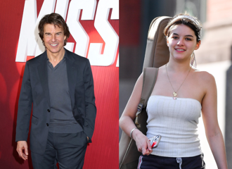 阿湯哥愛女轉大人後穿超清涼 一轉身屁股蛋被看光