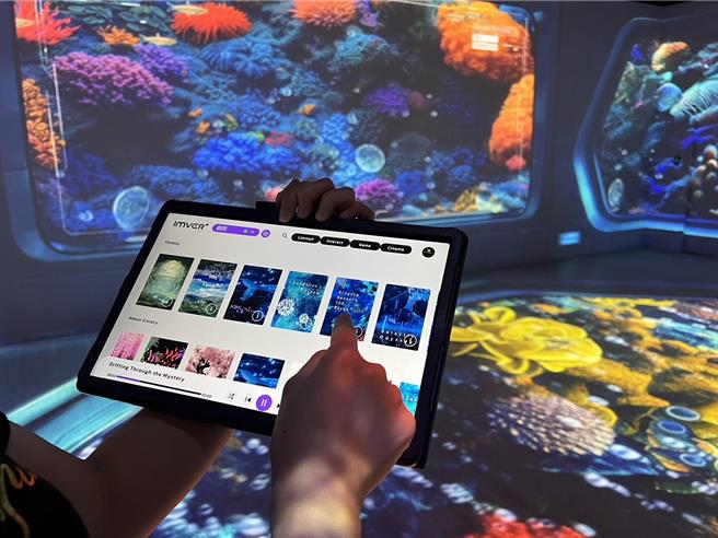 方阵联合「IMVER＋沉浸式播放系统」提供一站式整合软硬体的系统平台与服务。（高市经发局提供）