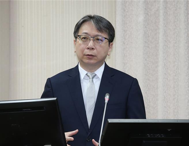 国安局长蔡明彦。（王英豪摄）