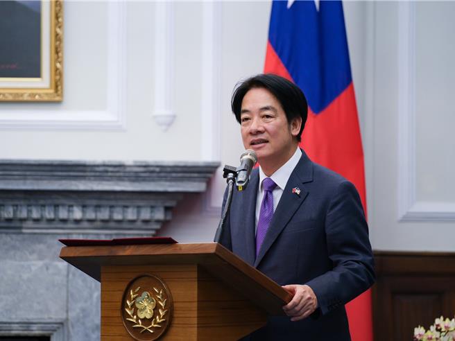 赖清德总统29日接见美国跨党派访问团(总统府提供)