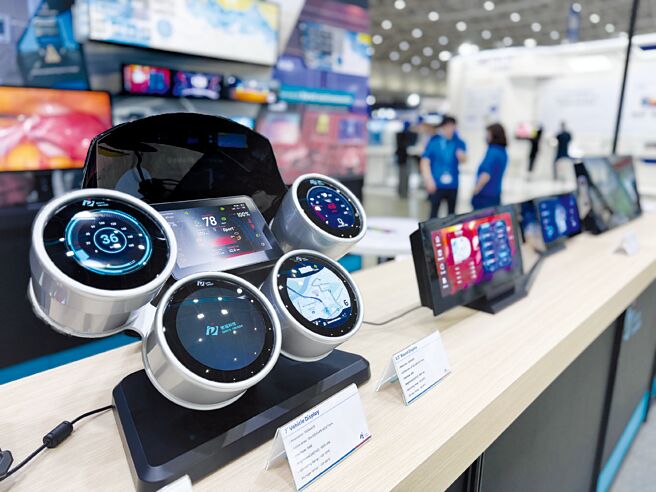 眾福科将展示新世代智能仪表显示器，让骑乘者掌握行车资讯，提升行车安全。图／眾福科提供
