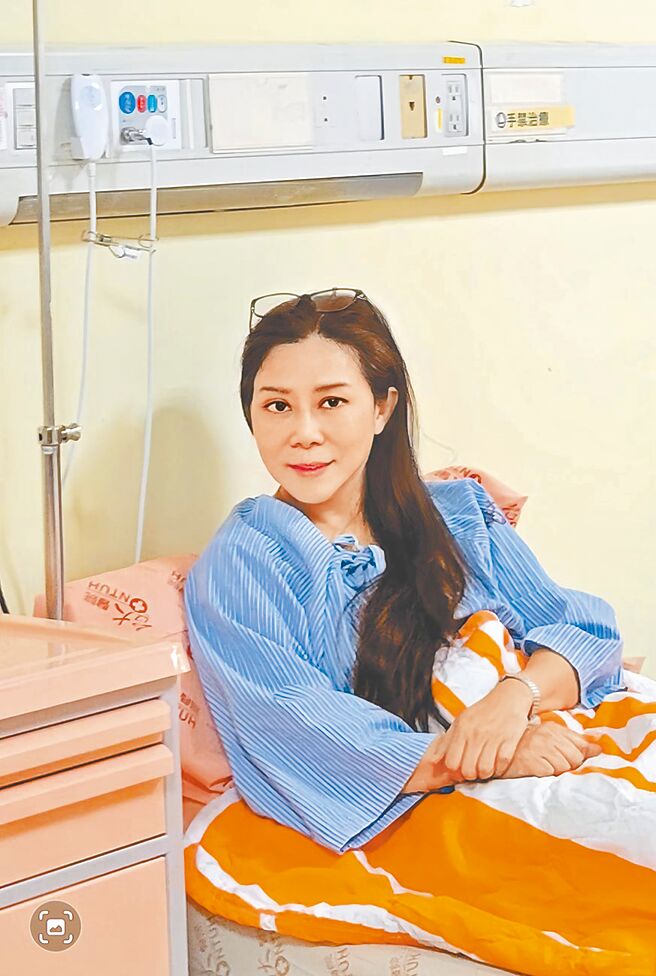 罹患胰臟癌的小彤正在醫院接受化療。（資料照片）