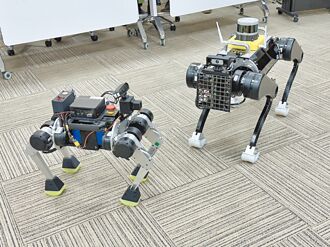 台大研發機器狗 應用救災送餐