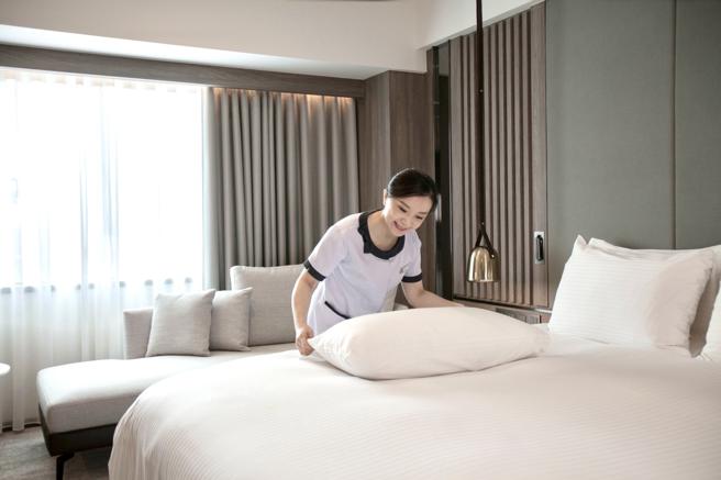 高雄福华饭店客房内部整理照。（图／高雄市观光局提供）