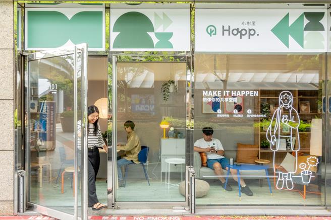京站百貨獨家攜手Happ.小樹屋打造個人辦公、休憩新空間。（京站提供／朱世凱台北傳真）