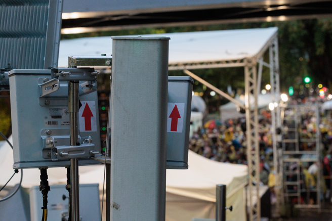 图为立院周边各家电信行动基地台。（资料照,郭吉铨摄）