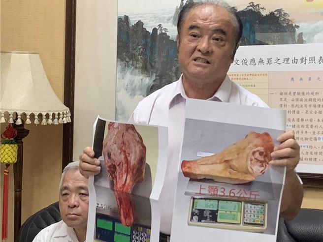 龔文俊喊冤，法院認定豬頭行賄，其實都是屬「廢棄物」，今獲判無罪。（本報資料照片）