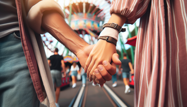 丈夫曾假藉攜未成年之女兒至遊樂園遊玩時，與小三製造巧遇之機會，私約至游泳池幽會牽手、環抱，不巧被女兒目睹。（示意圖、與本案無關／AI生成）