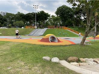 新店親情河濱公園換新裝 再添孩子放電好去處