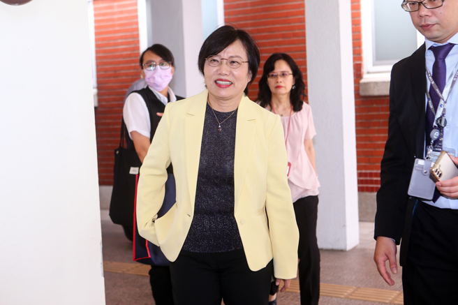 内政部长刘世芳31日在立法院受访。（邓博仁摄）