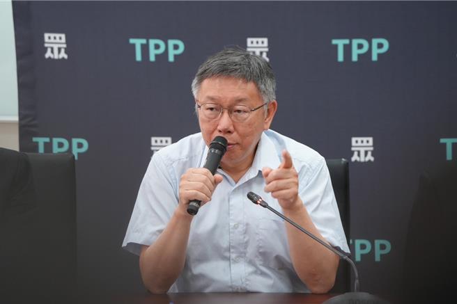 行政院長卓榮泰昨說台灣是跳電，而非限電、缺電，民眾黨主席柯文哲今（31）日直言，對老百姓而言就是有沒有電可以用，卓不用再耍嘴皮。（民眾黨團提供）