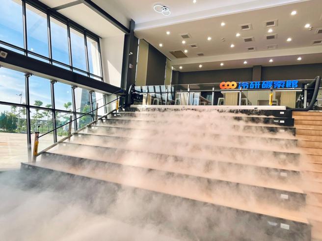 「冷研碳索館」是全台第一間以氣體為主題的觀光工廠。（圖／嘉義縣文觀局）