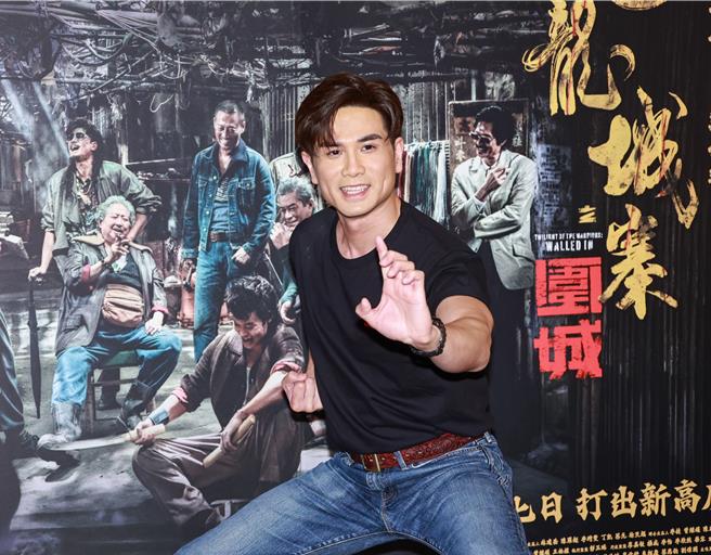 伍允龙今一抵台就开启忙碌的宣传行程。（罗永铭摄）