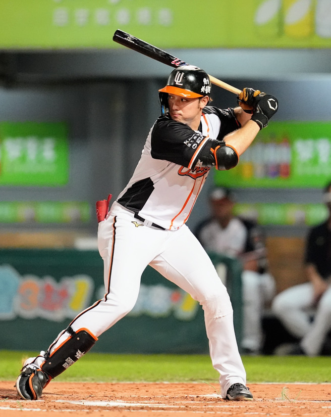 统一狮林安可5月还没有全垒打演出。（资料照，统一狮提供）