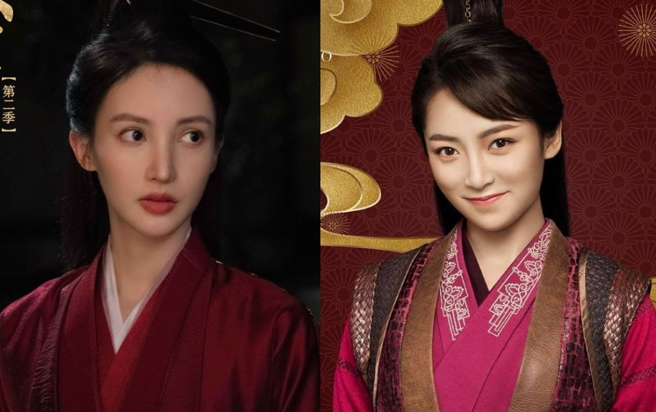 《庆余年2》金晨（左）取代第一季「叶灵儿」韩玖诺（右）。（图／翻摄自微博）