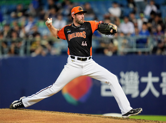 統一獅先發投手羅昂。（統一獅提供）