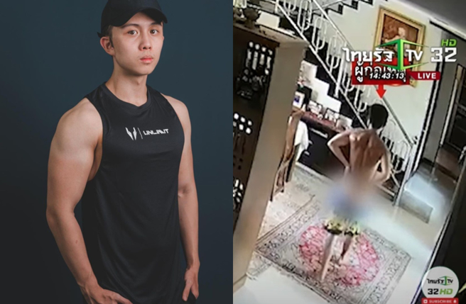 孙安佐已回台湾，但女友仍在泰国。（图／IG@sun_gojo100、Youtube THAIRATH TV Originals）