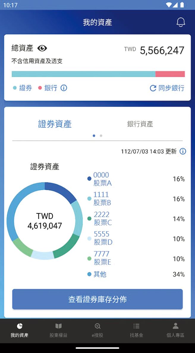 集保e手掌握App再創里程碑，用戶數突破500萬。 圖／集保提供