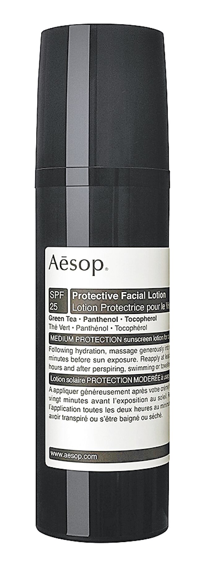Aesop今年新發的防曬面部乳液SPF25，售價1900元。（Aesop提供）