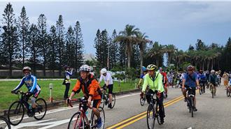 響應世界自行車日 澎湖120車友無畏風雨騎20公里