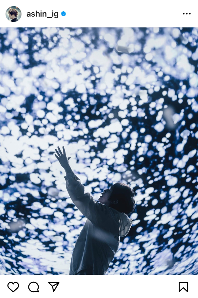 阿信曬出演唱會照片。（圖／翻攝自ashin_ig IG）