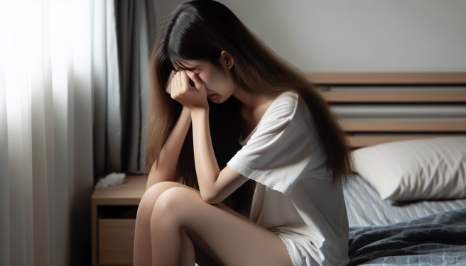 前男友在手指擦滿「高潮快感增強液」，趁她熟睡時指侵得逞，女子憤而提告。（示意圖、與本案無關／AI生成）