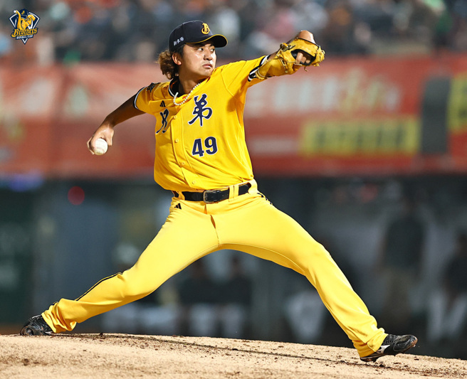 中信兄弟投手余谦。（资料照，中信兄弟提供）