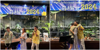 艾力克斯李詠嫻兒子畢業「淚謝父母恩」三人相擁而泣照片曝