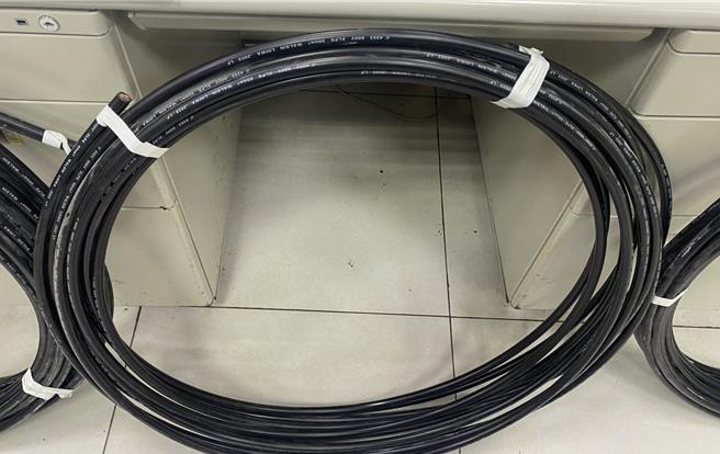 警方查扣的赃物。（中和警分局提供）