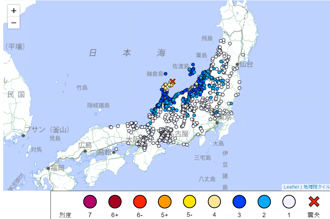 日能登半島規模5.9極淺層地震！震源深度僅10公里