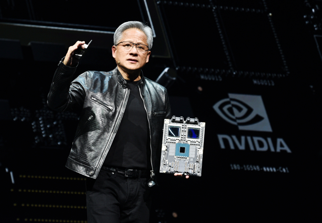 图为辉达执行长黄仁勋。（资料照，顏谦隆摄）