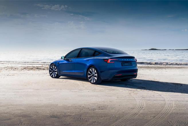 特斯拉上周宣布Model 3焕新版开放预约试驾。图／业者提供