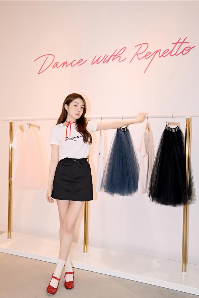 活動開幕當日也請到KOL Clio出席。（Repetto提供／黃唯淯台北傳真）