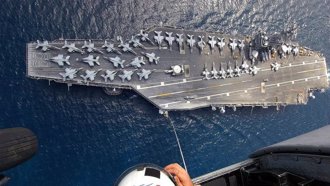 頭條揭密》胡塞武裝攻擊美國航母？ 巨艦燃燒圖引爆網路反美狂歡