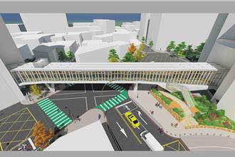 20年前就说要盖 彰基第2座天桥明动工