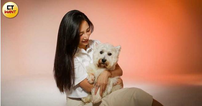 對於拉拉的身體狀況日漸惡化，林采緹表示自己已經做好最壞打算的心理準備，但心中仍是非常不捨。（圖／侯世駿攝）